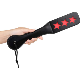 3 Stars SM Spanking Paddle -Black