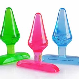 A Beginner Use Mini Anchor Shape Jelly Anal Sex Toys - Green