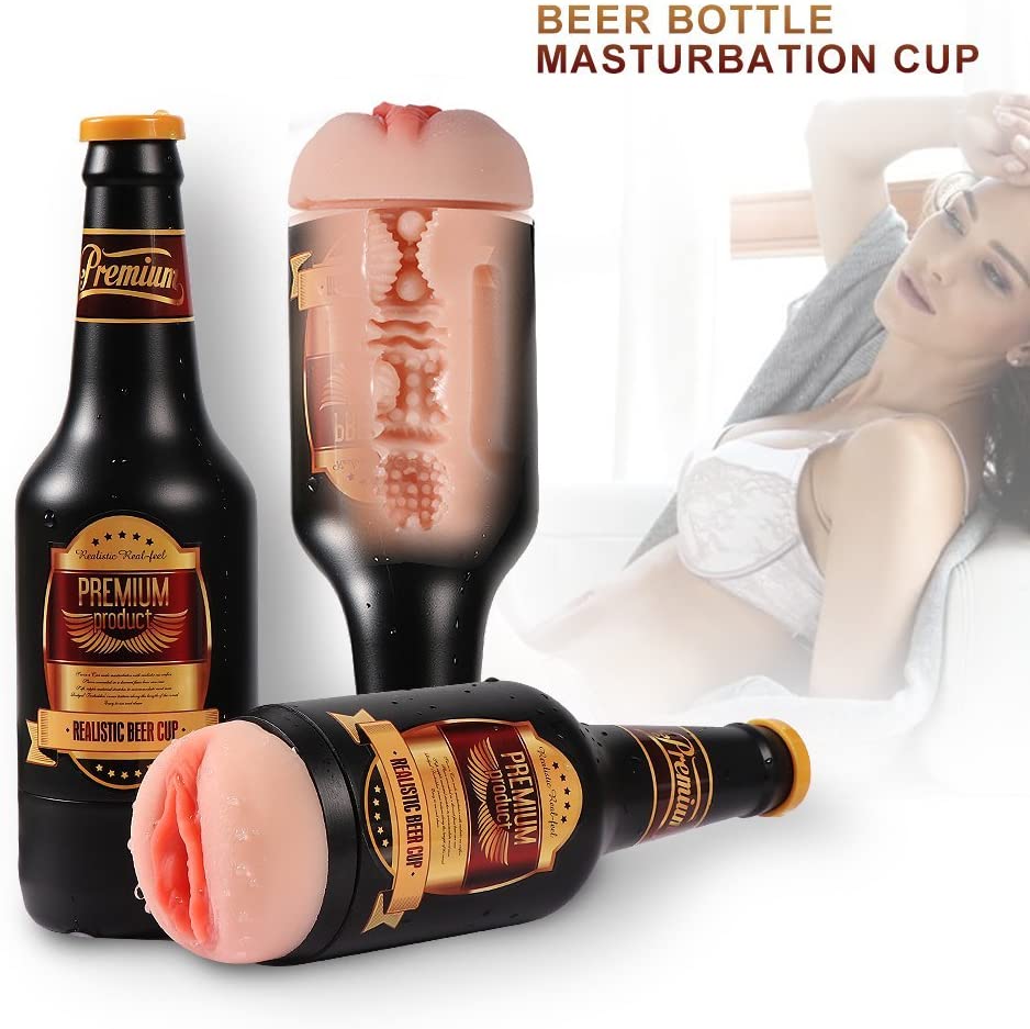 Beer Bottle Vagina Pussy Masturbator For Men