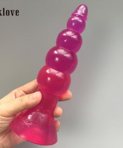 Big Anal Butt Plug Toys Large Silicone Anal Beads Plug