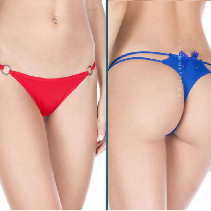 Butterfly G-String Panty-Red