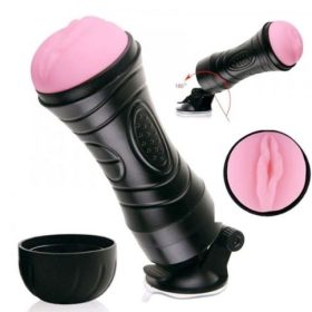 Hands Free Realistic Pussy Masturbator With Wall Suction