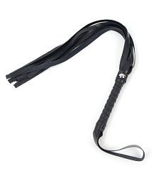 High Quality Leather Whips Flogger-Black