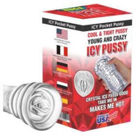 ICY Pocket Pussy Transparent Crystal Clear Mini Cup For Men