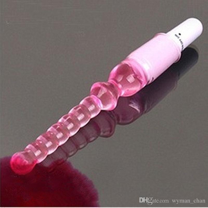 Jelly Vibrator Anal Plug Sex Toys for Couples Anal Vibrator Stick Powerful Anal Beads Butt Plugs