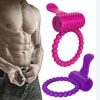 Penis Vibrating Cock Extender Ring Delay Ejaculation Sex Men Toys