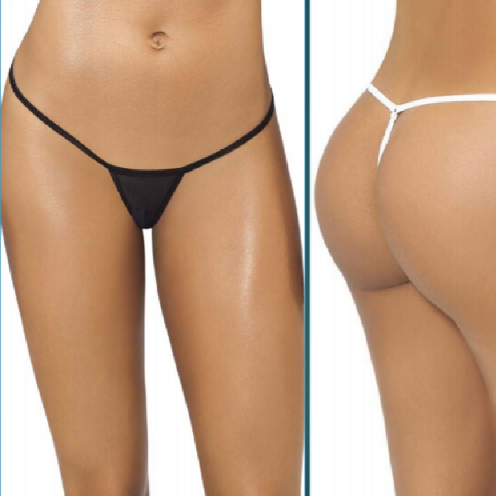 Simple G-String Panty-Black