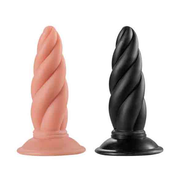 Sprial Large Size Anal Buttplug